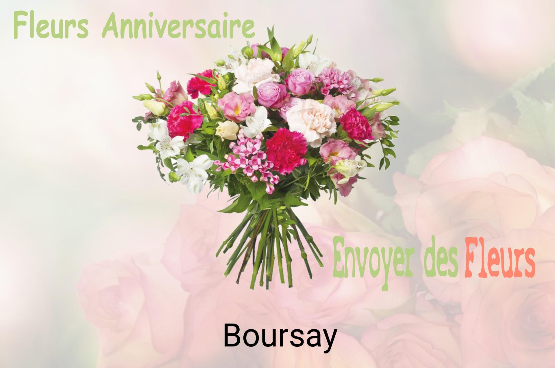 Bouquet de fleurs d’anniversaire livré à Boursay